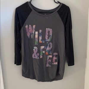 American Eagle Baseball Tee